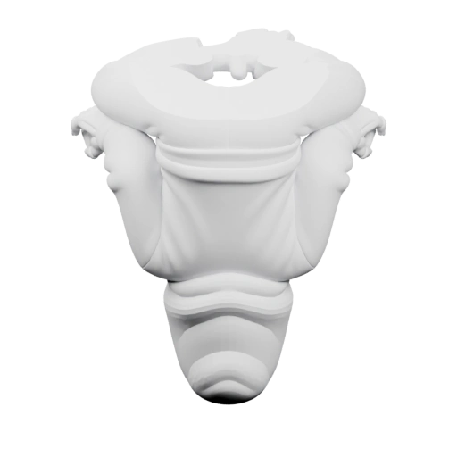 Декоративный элемент с головой