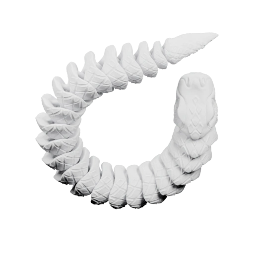 Змея с узорами