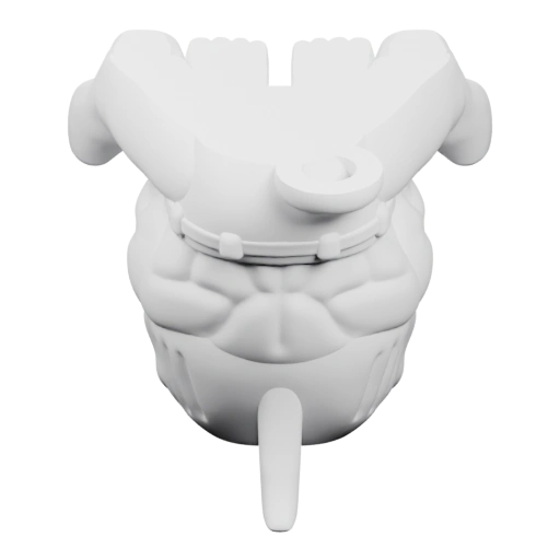 Фигурка с мышечным торсом