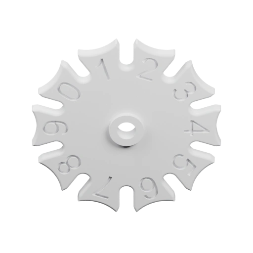 Цифровой диск с отметками