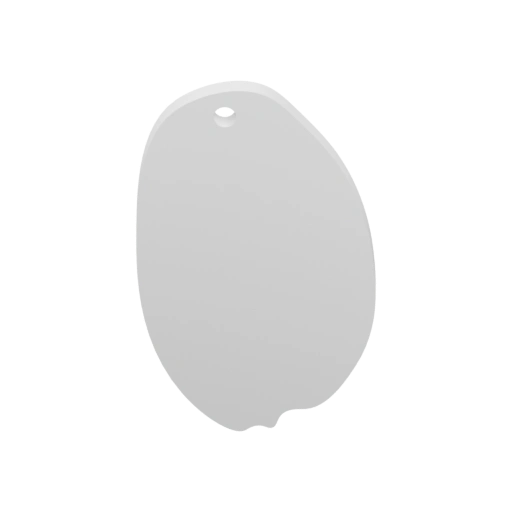 Овальная бирка с отверстием