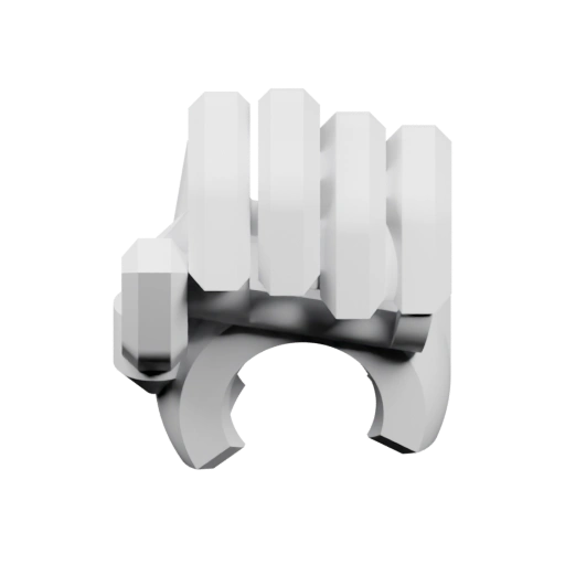 Крепление с зубьями