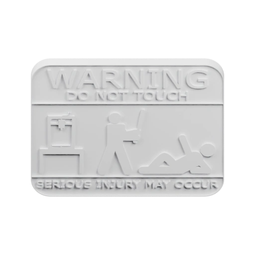 Предупреждающая табличка