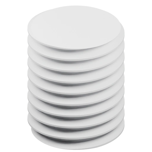 Стопка круглых пластин