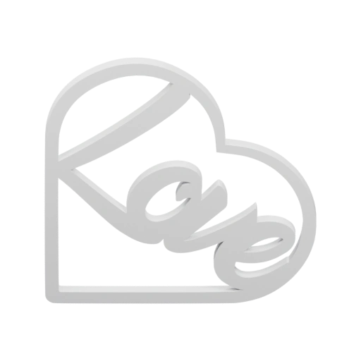 Сердце с надписью