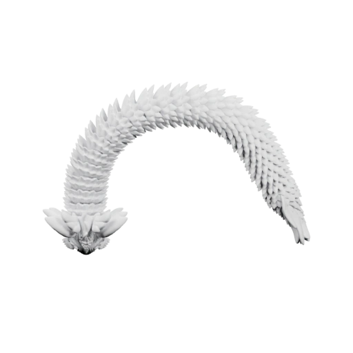 Изогнутая деталь с чешуйками