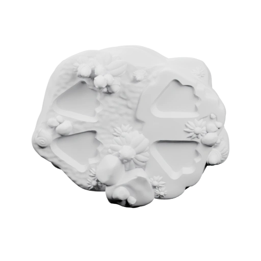 Декоративная форма с узорами