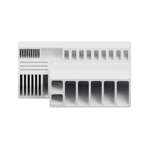 Крепёжный элемент с отверстиями