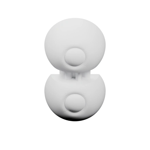 Крепление с круглыми частями