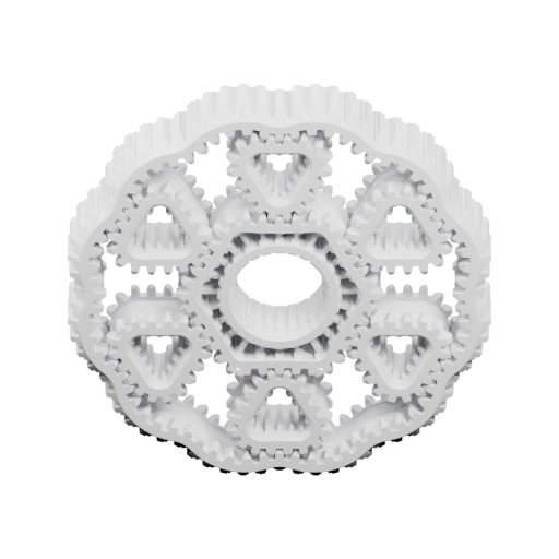 Зубчатое кольцо с отверстиями