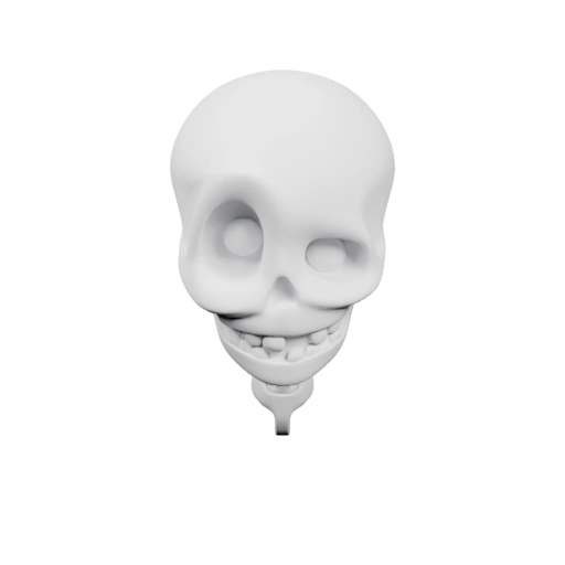 Фигурка черепа с цепочкой