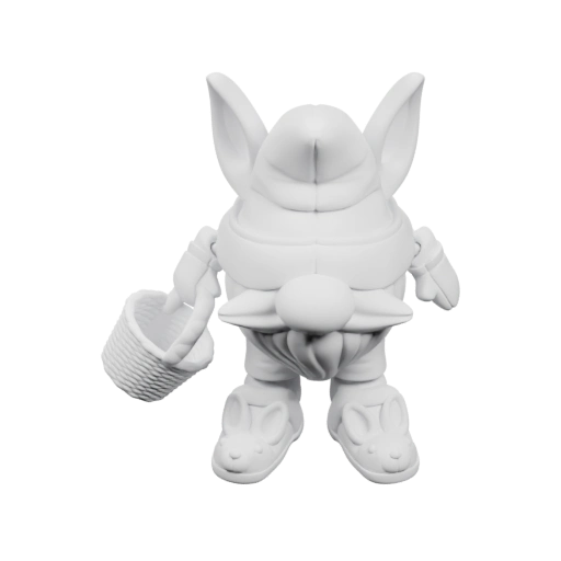 Фигурка кролика с корзиной