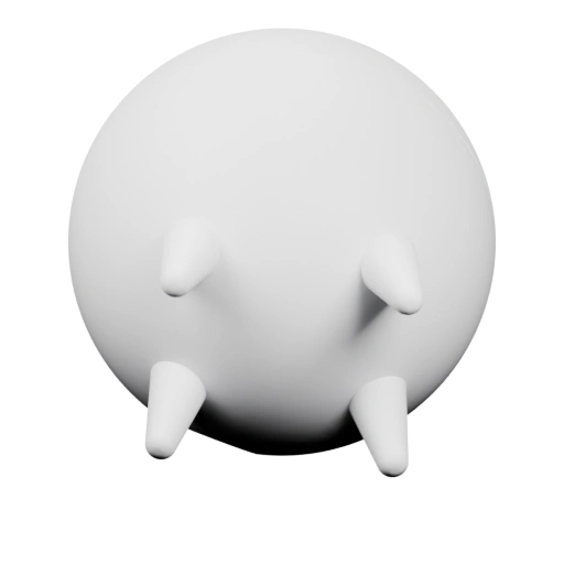 Игрушечный шар с рожками