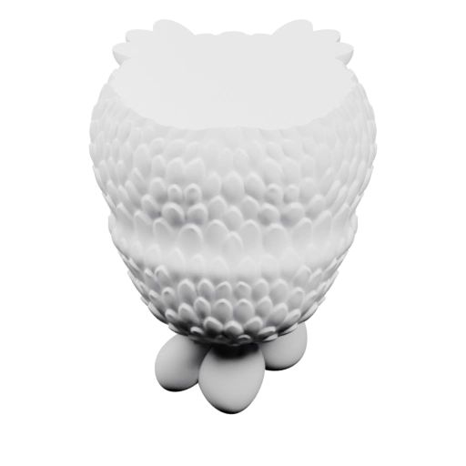 Птица с пышным хвостом