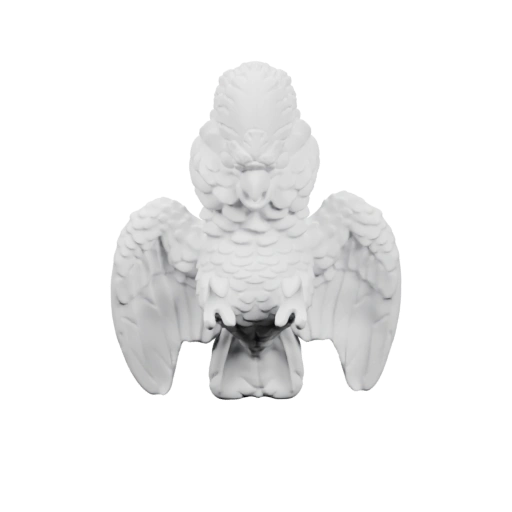 Птица с расправленными крыльями