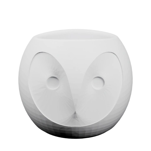 Сова в виде горшка