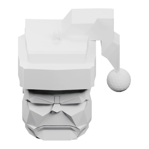 Декор в виде головы Голема