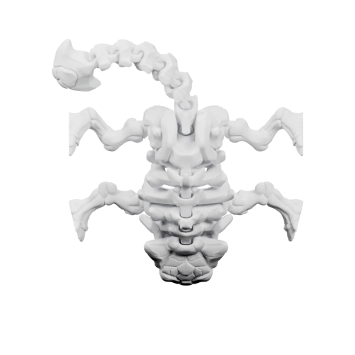 Скелет скорпиона