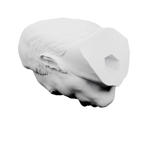 Череп с открытым ртом