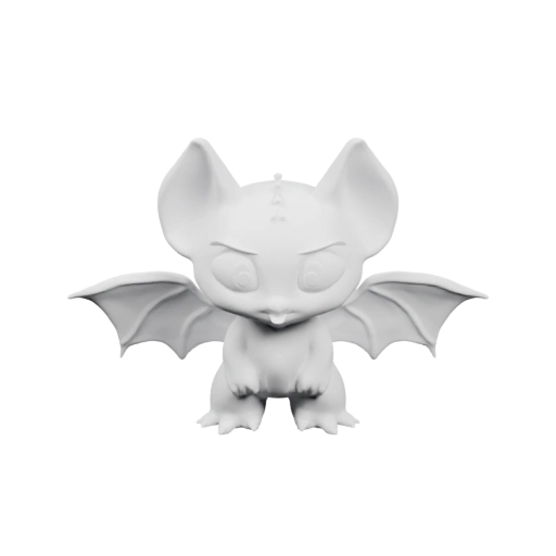 Летучая мышь с крыльями