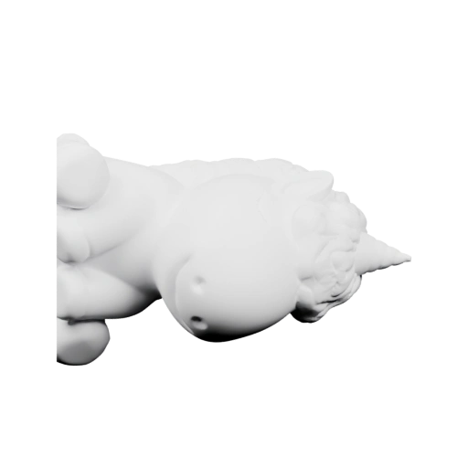 Единорог в позе сидя