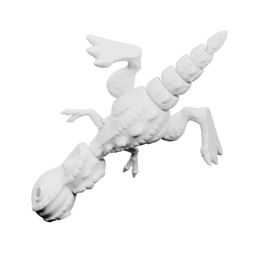 Игрушечный скелет дракона