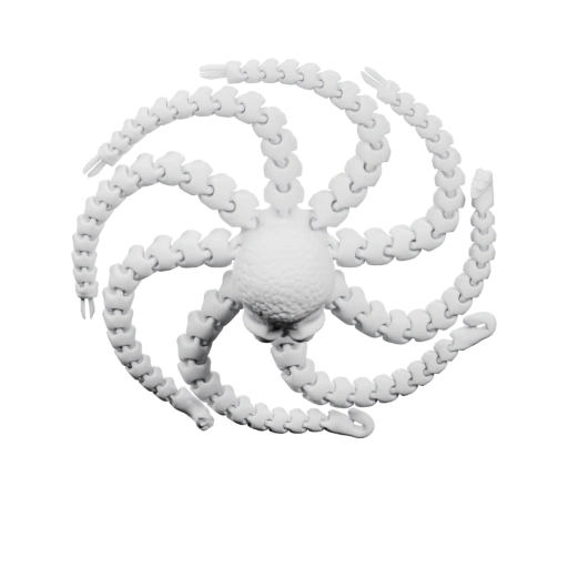 Осьминог с подвижными конечностями