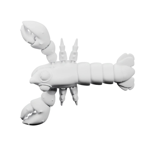 Лобстер в стиле игрушки