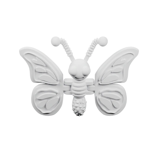 Бабочка с крыльями