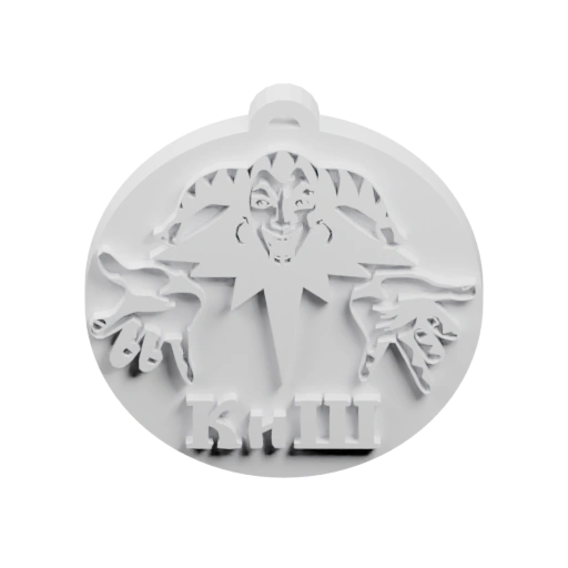 Медальон с изображением персонажей