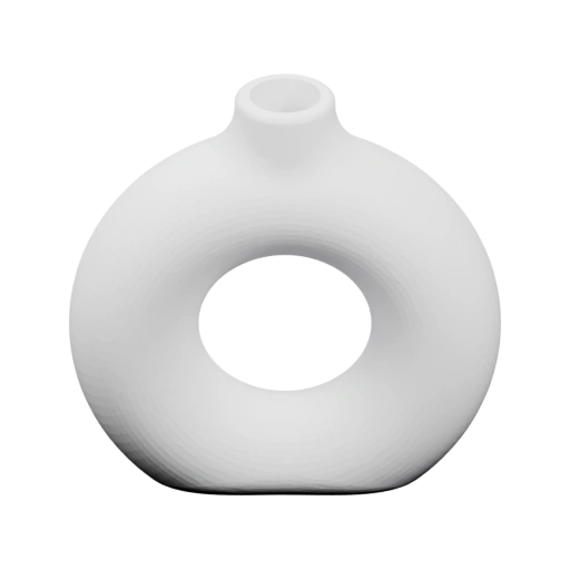 Вазон в форме пончика