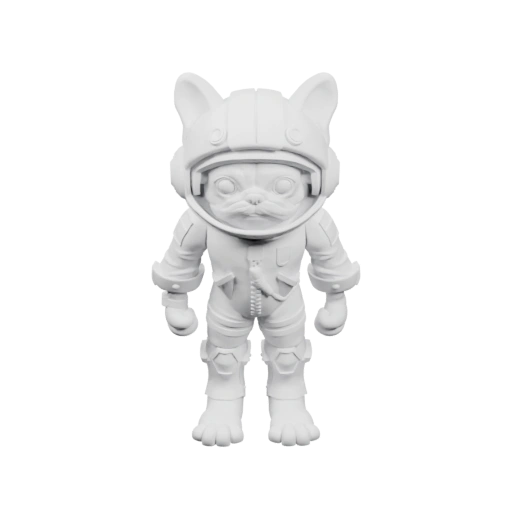 Фигурка космонавта с собакой