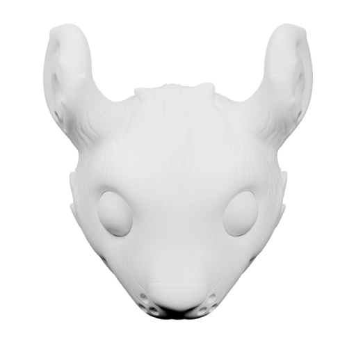 Маска в виде головы животного