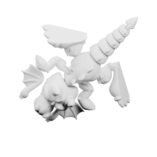 Дракончик с крыльями