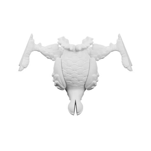 Птица с расправленными крыльями