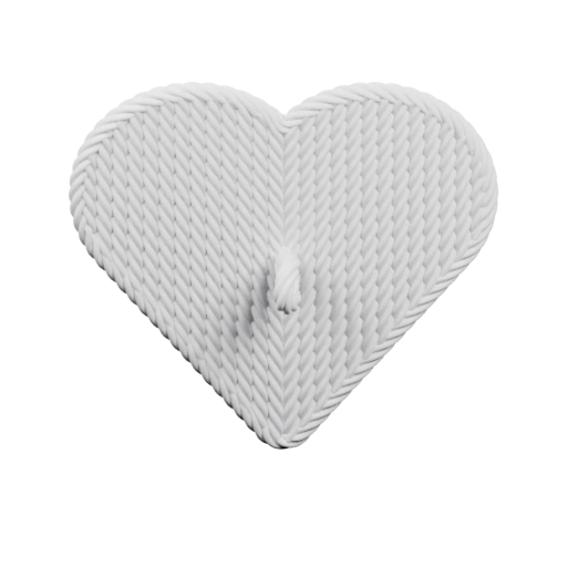 Сердце из веревки