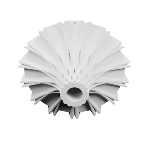 Ваза с радиальным узором