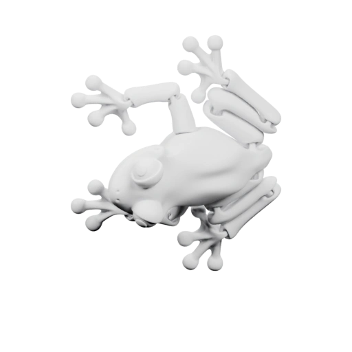 Лягушка с подвижными конечностями