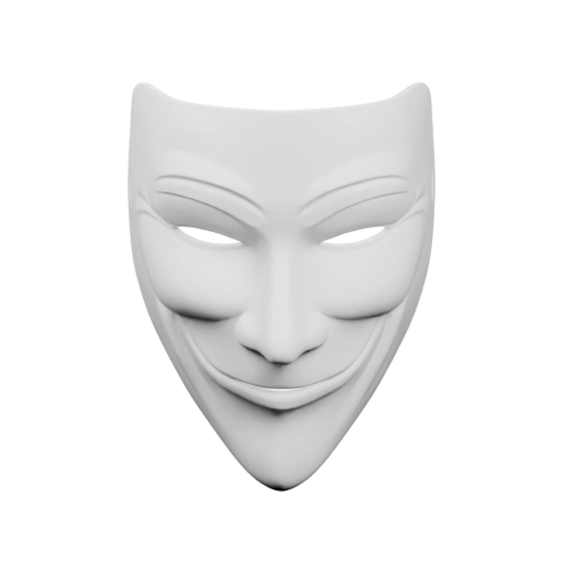 Маска с улыбкой