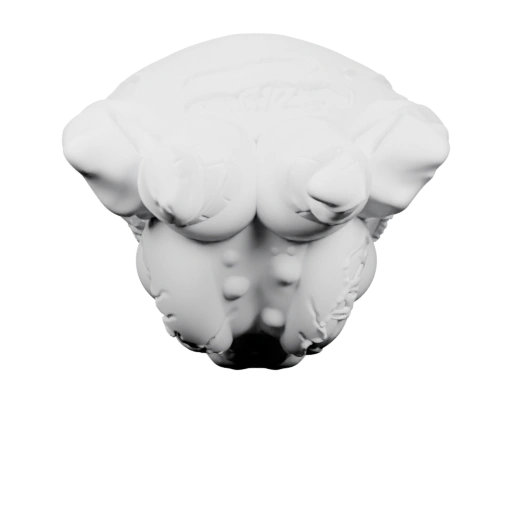 Голова зомби дракона