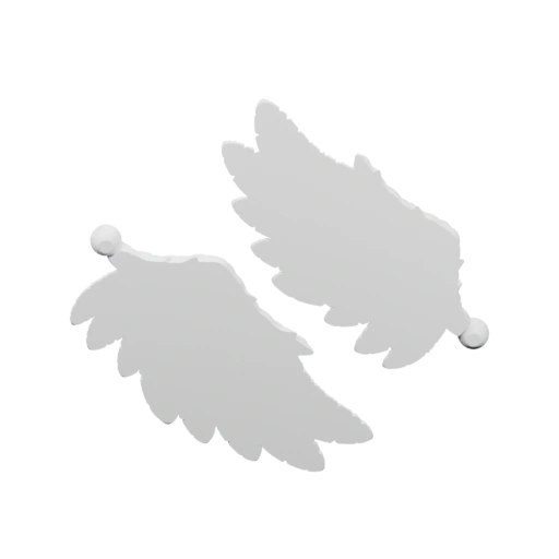 Крыло с перьями