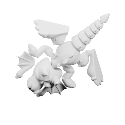 Дракончик с крыльями