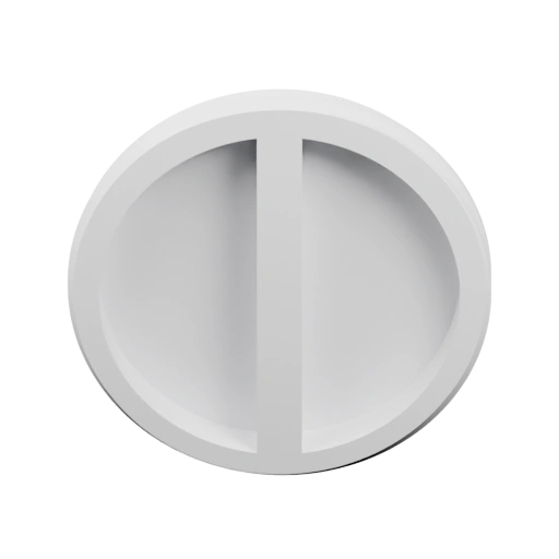 Круглая крышка с перекрёстком