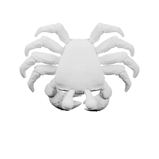 Краб с длинными клешнями