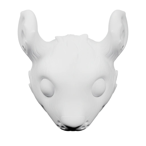 Маска в виде головы животного