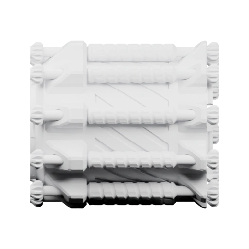 Цилиндрический держатель с зубчатыми элементами