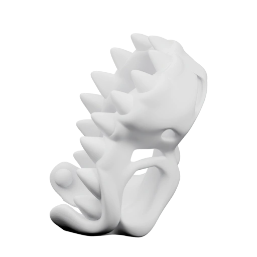 Голова скелетного существа