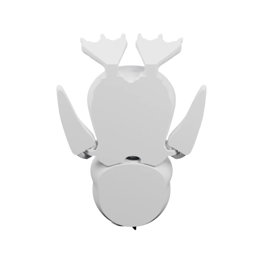 Пингвин в стиле мультфильма