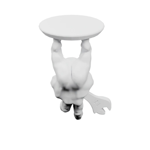 Статуэтка сидящего человека