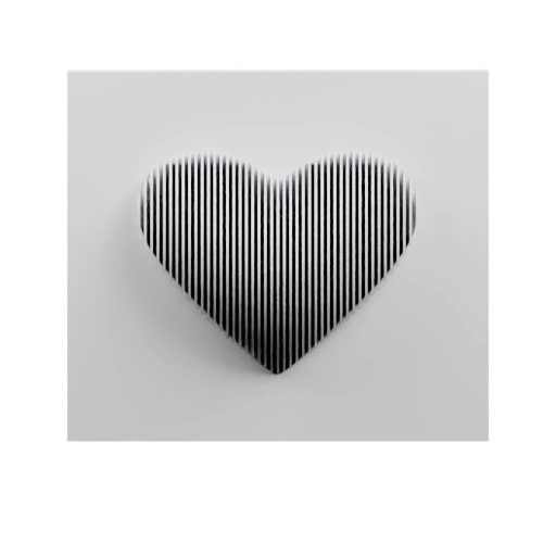 Сердце с линиями